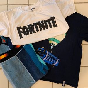 Fortnite shirts and towel bundle